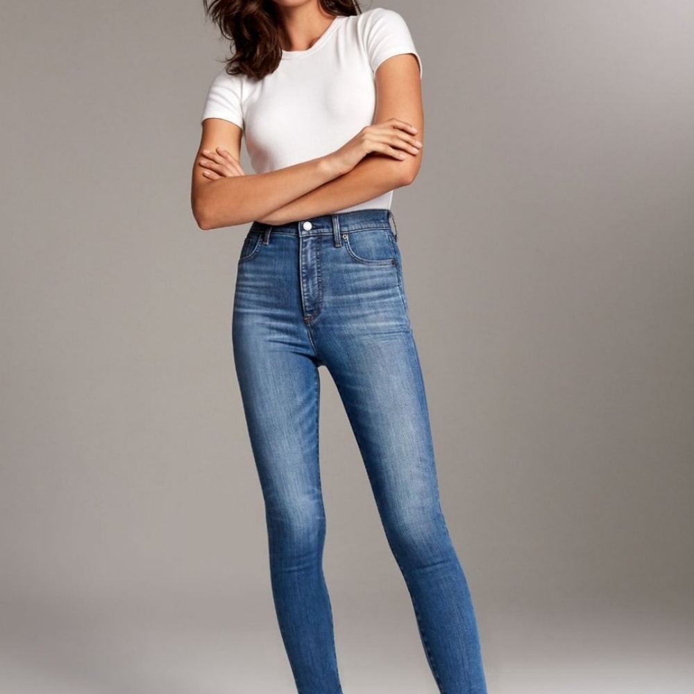 Denim Forum High Rise Lola Crop Jeans